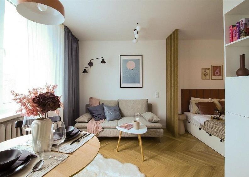 Designer Studio With Bedroom Near Old Town Dubois Варшава Екстер'єр фото